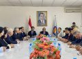 Маросими супоридани сертификатҳо ба хатмкунандагони курси омӯзишӣ дар мавзуи “ Омузиши кулҳо бо усули батиметрӣ ва геофизикӣ ва таҳлили моҳворавӣ бо технологияҳои геоинформатсионӣ (GIS”)